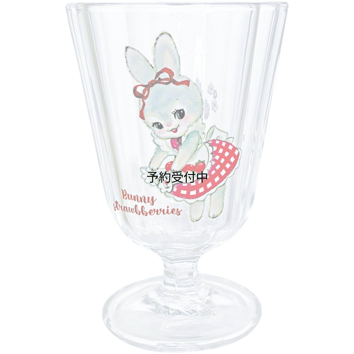 画像1: スイマー 「 ＳＷＩＭＭＥＲ 」 グラス 脚付き バニーストロベリーズ 約１９０ｍｌ (1)