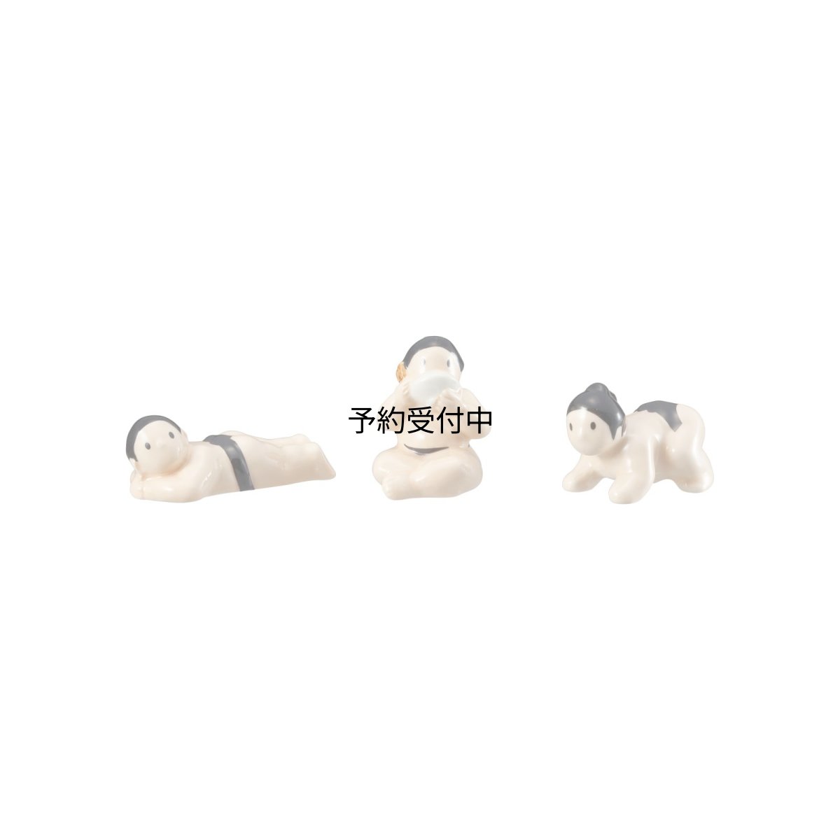 画像1: おもしろ食器 相撲 箸置き ３個セット 力士 面白い グッズ プレゼント忘年会 ビンゴ景品 パーティーグッズ 誕生日プレゼント (1)