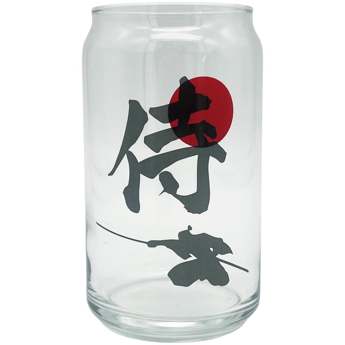 画像1: サンアート おもしろ食器 「 日本ＳＡＫＥ 缶型ぐらす 」 侍 ＳＡＭＵＲＡＩ グラスタンブラー ３６０ｍｌ 父の日 プレゼント 酒 忘年会 ビンゴ景品 パーティーグッズ 誕生日 日本製 ＳＡＮ４４１０?１ (1)