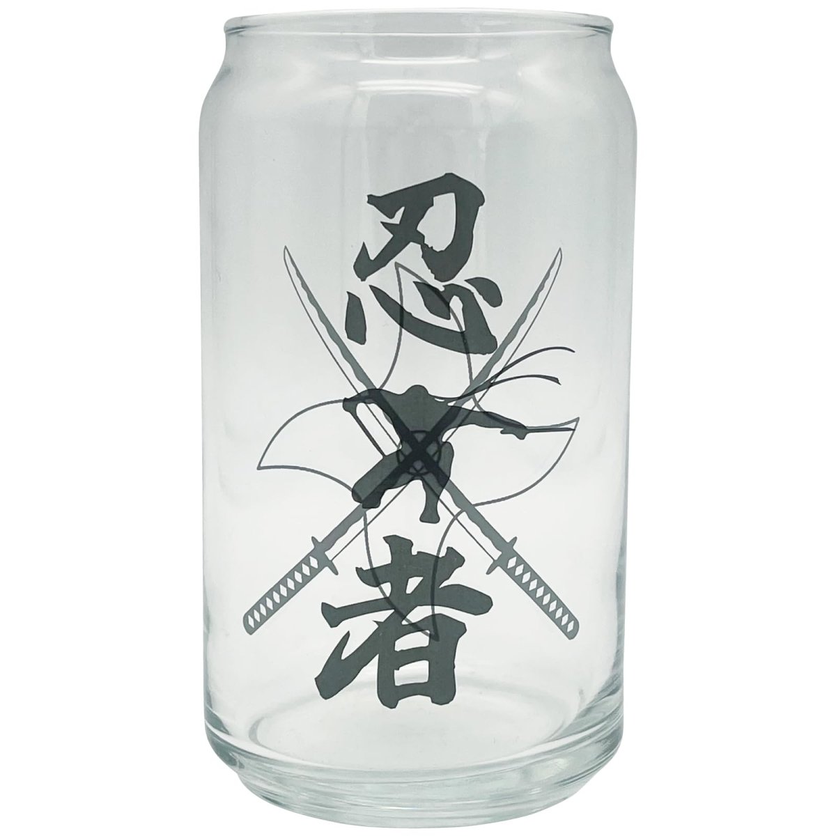 画像1: サンアート おもしろ食器 「 日本ＳＡＫＥ 缶型ぐらす 」 忍者 ＮＩＮＪＡ グラスタンブラー ３６０ｍｌ 父の日 プレゼント 酒 忘年会 ビンゴ景品 パーティーグッズ 誕生日 日本製 ＳＡＮ４４１０?２ (1)