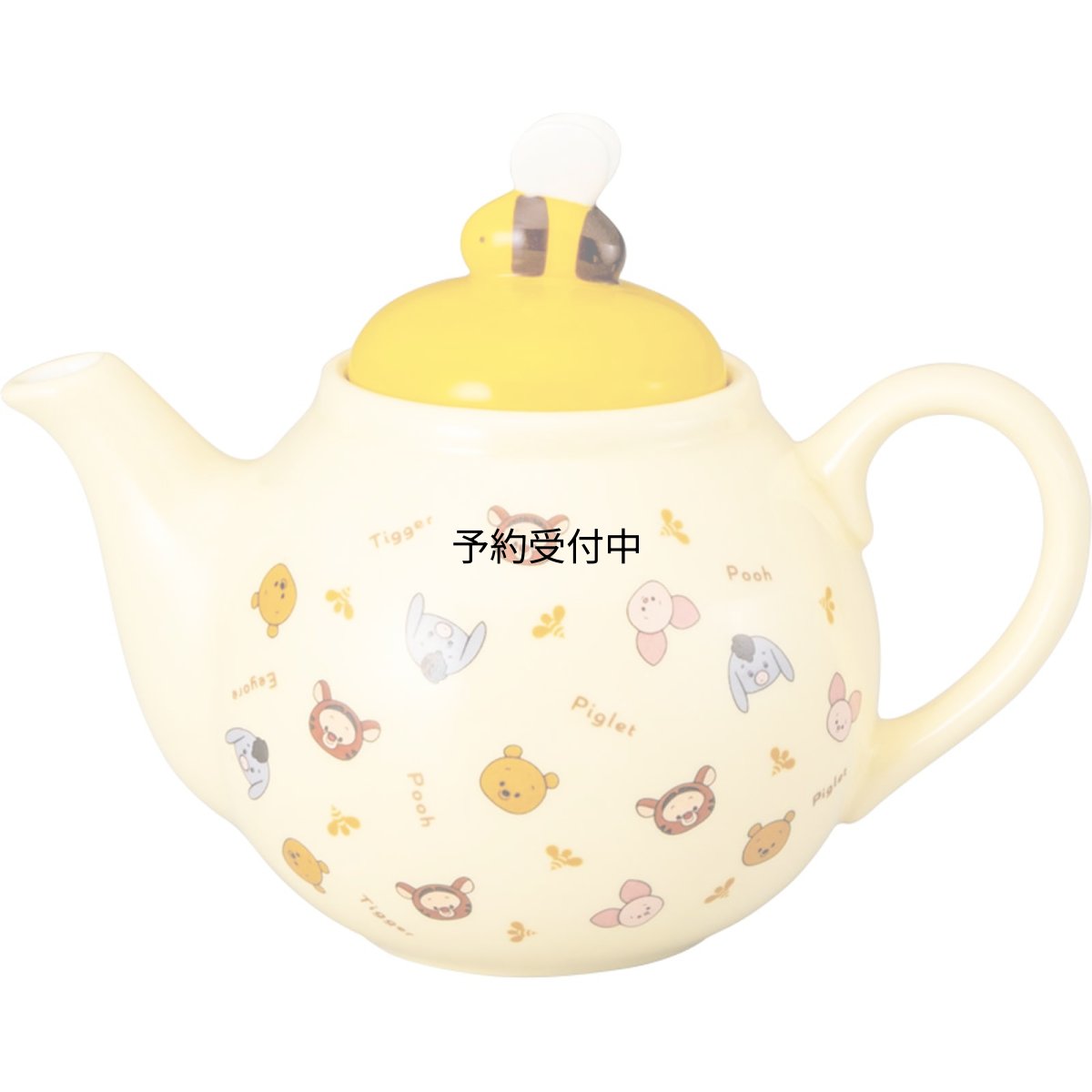 画像1: ディズニー 「 くまのプーさん 」 Ｙｕｌｕｌｕｎ ゆるるん ティーポット 約径１８×１４ｃｍ ５００ｍｌ 食器 雑貨 プーさん グッズ 誕生日プレゼント 黄色 ＳＡＮ４５３０ (1)