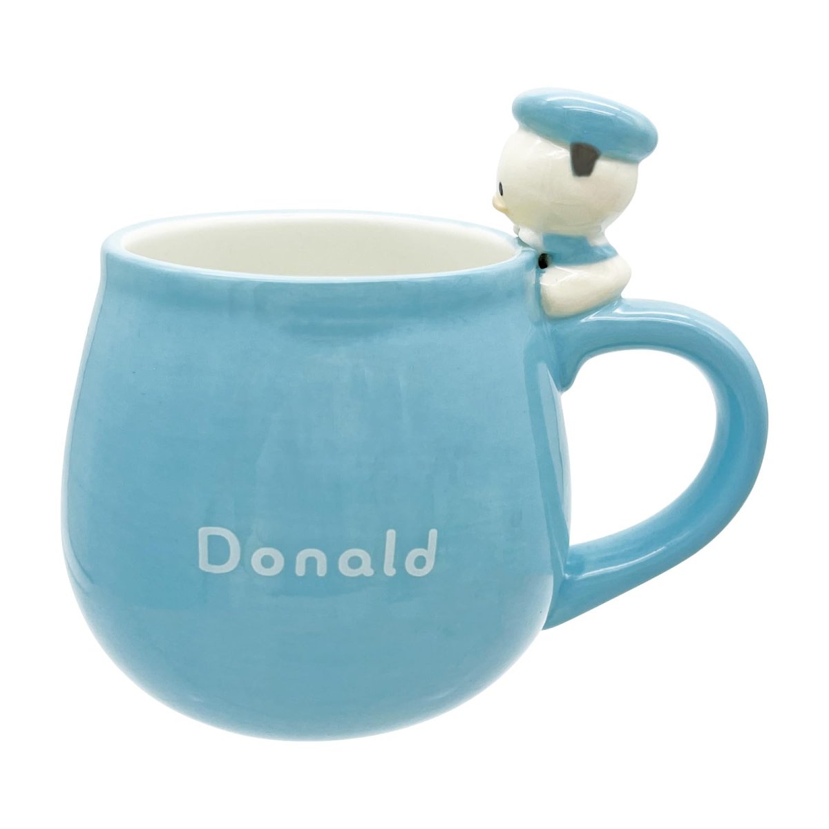 画像1: ディズニー ドナルドダック ｙｕｌｕｌｕｎ ゆるるん フィギュア付 マグカップ 大きい 約３４０ｍｌ 約９×１０ｃｍ 食器 雑貨 ドナルド グッズ 誕生日プレゼント 緑 ｓａｎ４５３２?５ (1)