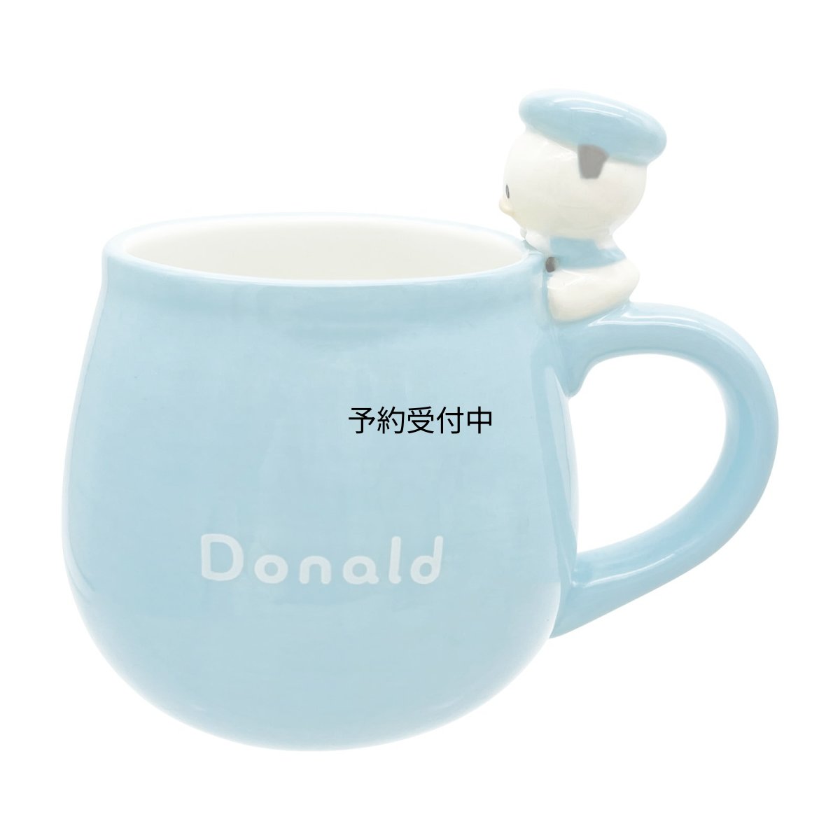 画像1: ディズニー ドナルドダック ｙｕｌｕｌｕｎ ゆるるん フィギュア付 マグカップ 大きい 約３４０ｍｌ 約９×１０ｃｍ 食器 雑貨 ドナルド グッズ 誕生日プレゼント 緑 ｓａｎ４５３２?５ (1)