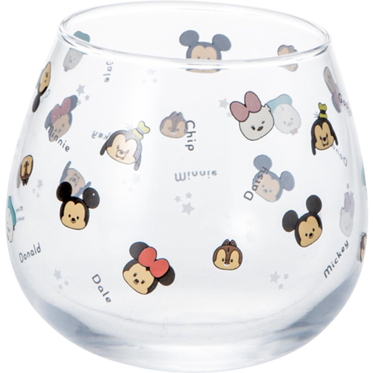 画像1: ディズニー ミッキーマウス ｙｕｌｕｌｕｎ ゆるるん ゆらゆらタンブラー グラス 約２９０ｍｌ 約径９×８ｃｍ 食器 雑貨 ミッキー グッズ 誕生日プレゼント クリア 日本製 ｓａｎ４５３６ (1)
