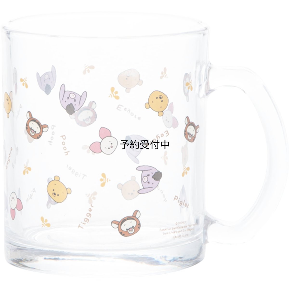 画像1: ディズニー 「 くまのプーさん 」 ｙｕｌｕｌｕｎ ゆるるん マグカップ ガラス ジュースグラス 大きい 約３５０ｍｌ 約径１２×９ｃｍ 食器 雑貨 プーさん グッズ 誕生日プレゼント クリア 日本製 ｓａｎ４５３７ (1)