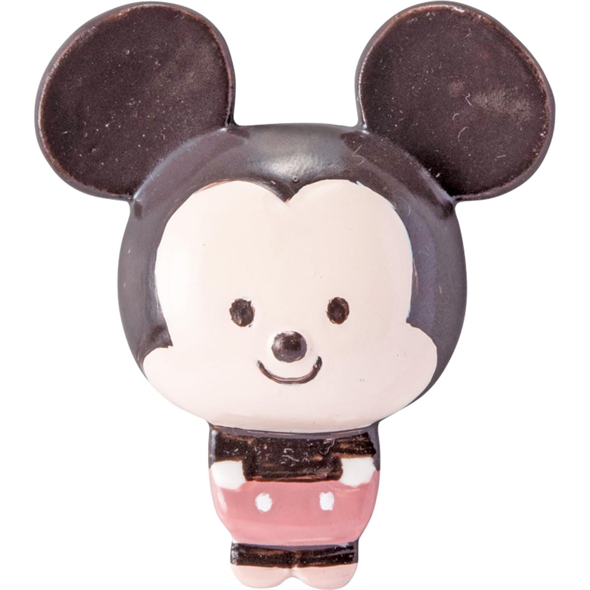 画像1: ディズニー ミッキーマウス ｙｕｌｕｌｕｎ ゆるるん 箸置き 約径５×１ｃｍ 食器 雑貨 ミッキー グッズ 誕生日プレゼント 白 ｓａｎ４５３９?１ (1)