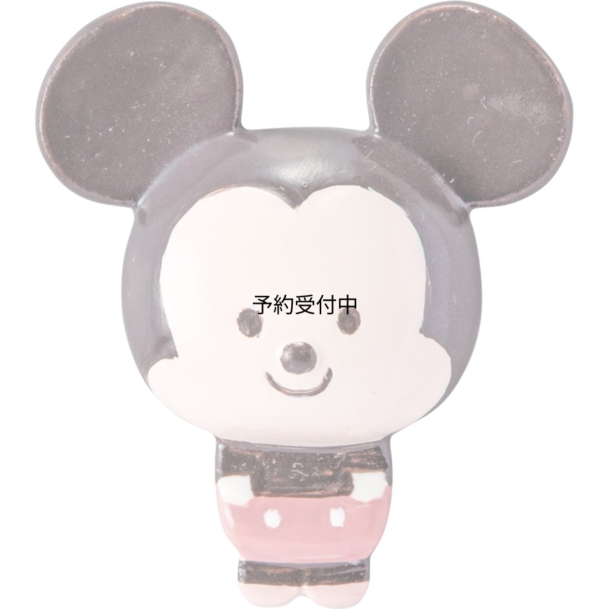 画像1: ディズニー ミッキーマウス ｙｕｌｕｌｕｎ ゆるるん 箸置き 約径５×１ｃｍ 食器 雑貨 ミッキー グッズ 誕生日プレゼント 白 ｓａｎ４５３９?１ (1)