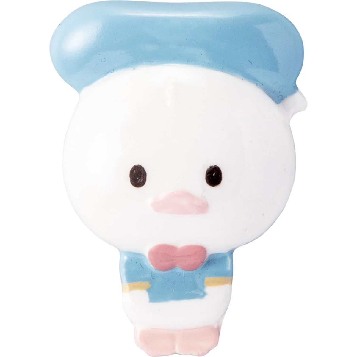 画像1: ディズニー ドナルドダック ｙｕｌｕｌｕｎ ゆるるん 箸置き 約径５×１ｃｍ 食器 雑貨 ドナルド グッズ 誕生日プレゼント 白 ｓａｎ４５３９?３ (1)