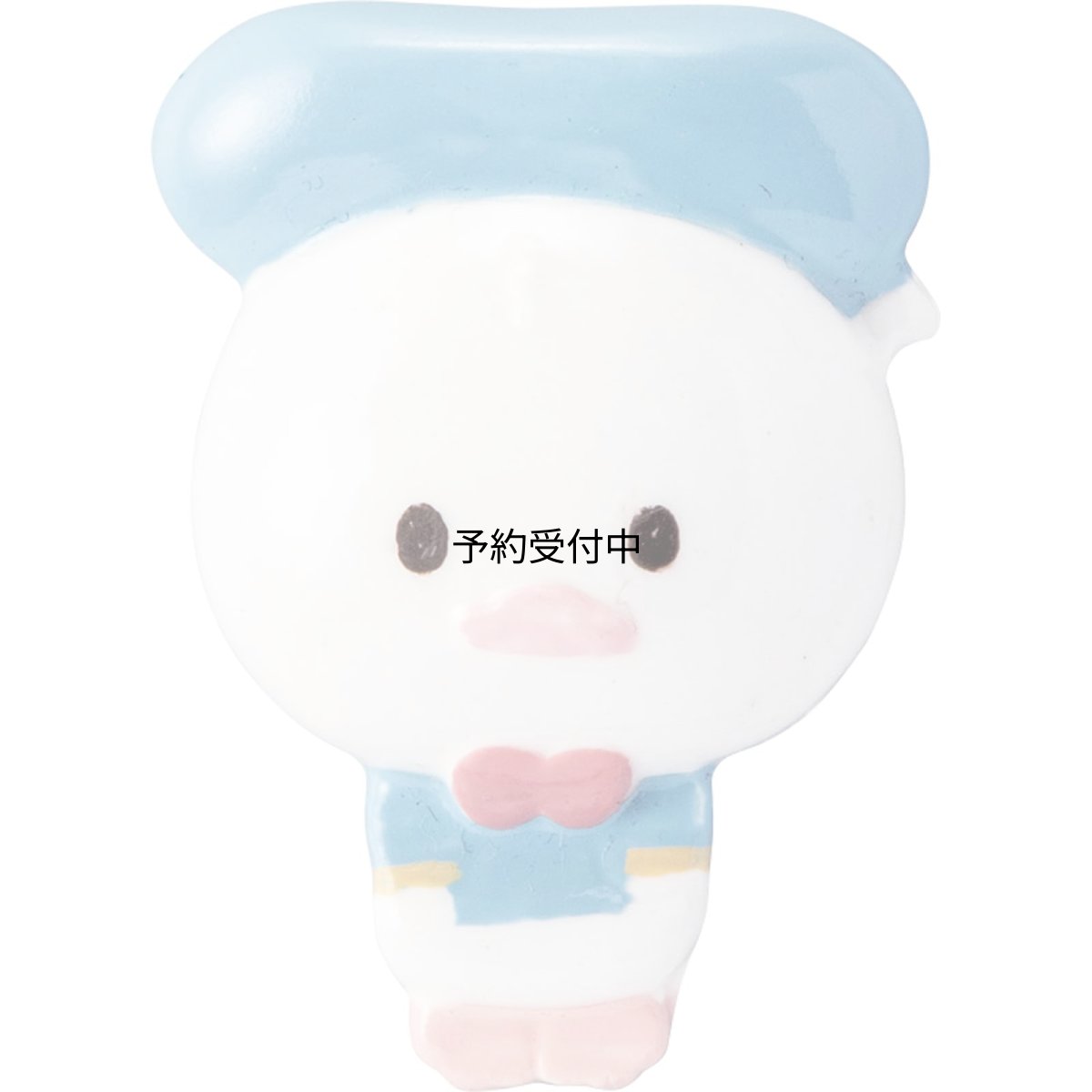画像1: ディズニー ドナルドダック ｙｕｌｕｌｕｎ ゆるるん 箸置き 約径５×１ｃｍ 食器 雑貨 ドナルド グッズ 誕生日プレゼント 白 ｓａｎ４５３９?３ (1)