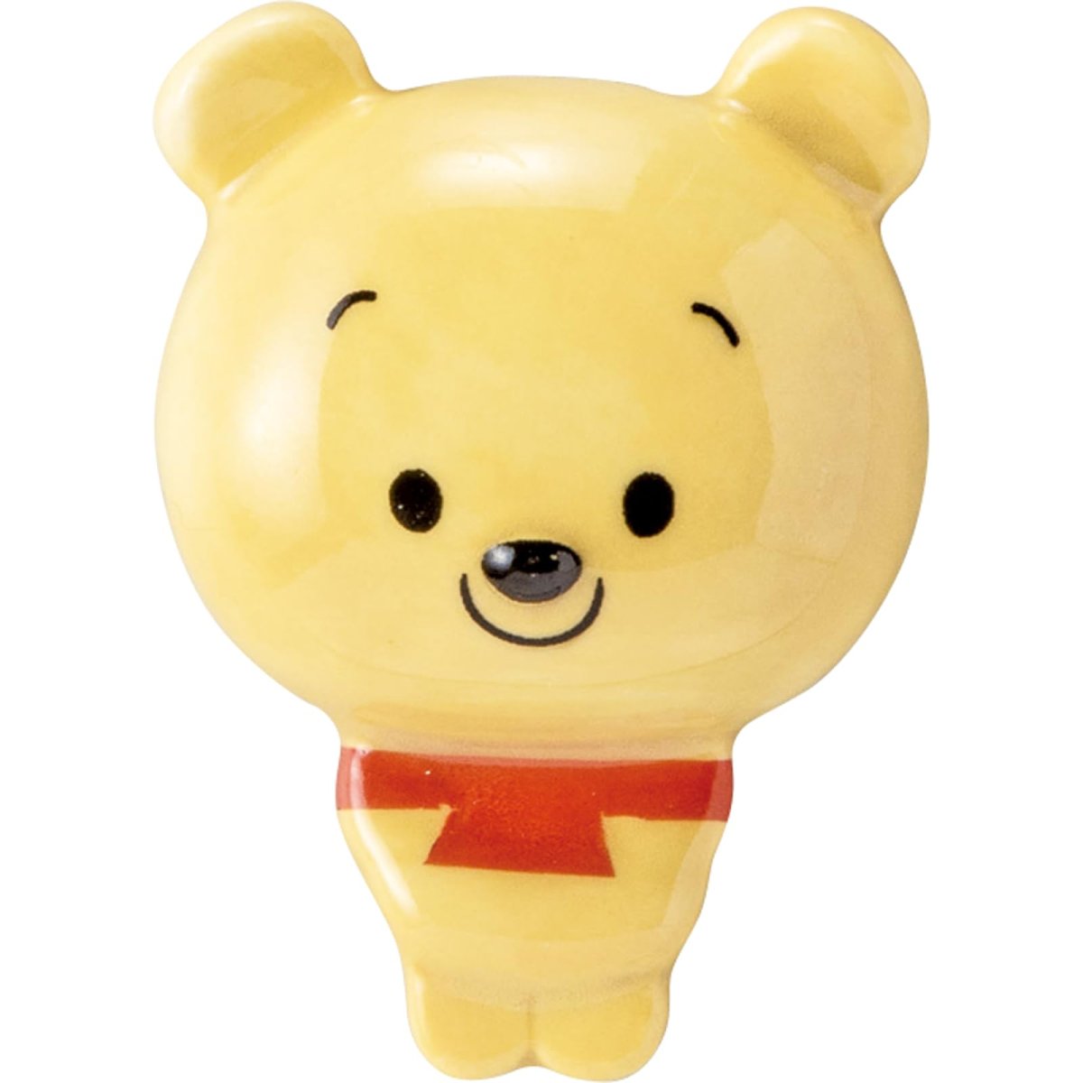 画像1: ディズニー 「 くまのプーさん 」 ｙｕｌｕｌｕｎ ゆるるん 箸置き 約径５×１ｃｍ 食器 雑貨 プーさん グッズ 誕生日プレゼント 白 ｓａｎ４５３９?５ (1)