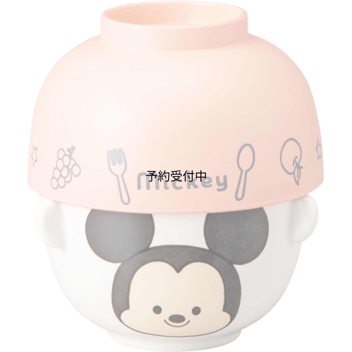 画像1: ディズニー ミッキーマウス Ｙｕｌｕｌｕｎ ゆるるん 汁椀 茶碗 食器セット 約径１０×６ｃｍ お茶わん 食器 雑貨 ミッキー グッズ 誕生日プレゼント ピンク 日本製 ＳＡＮ４５４０?１ (1)