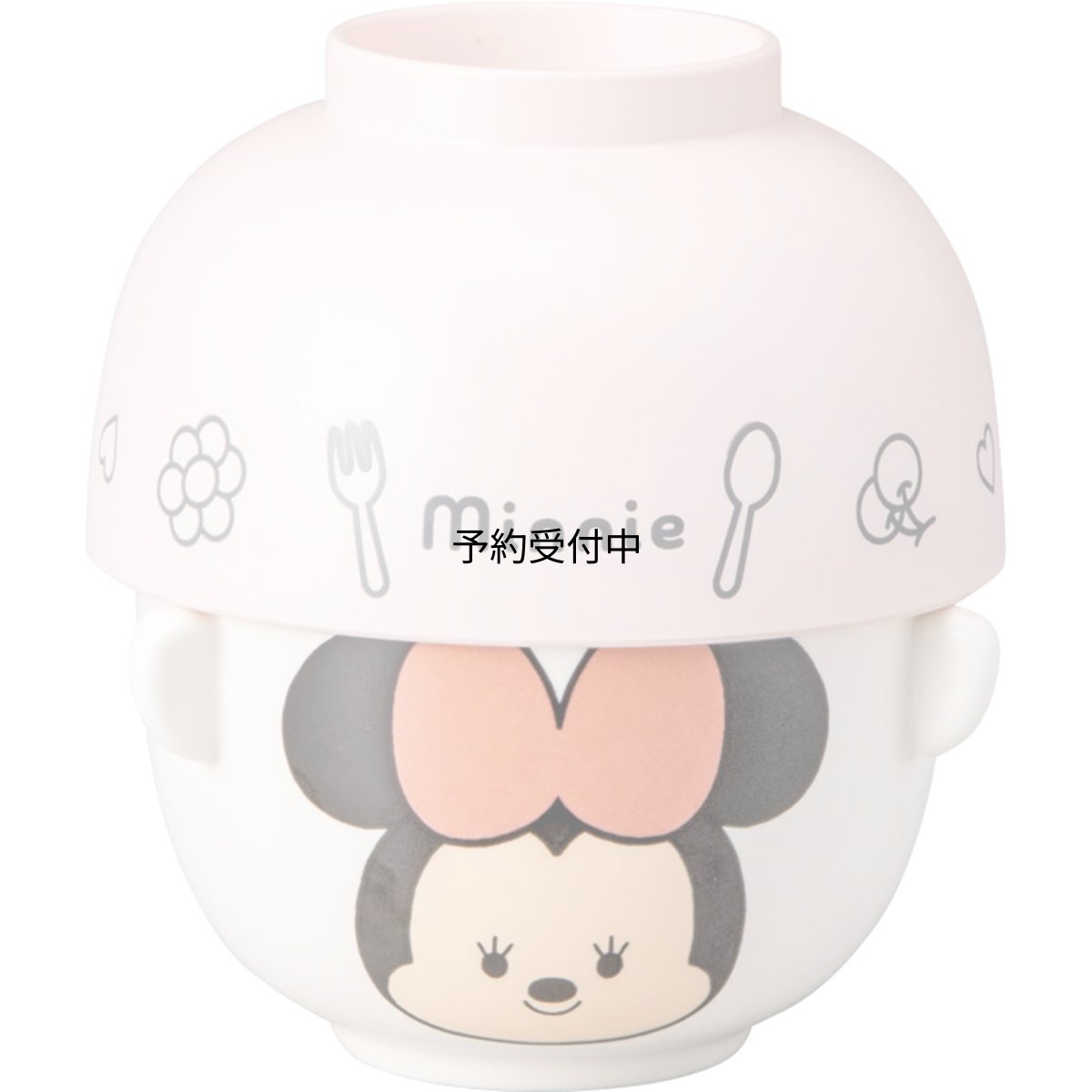 画像1: ディズニー ミニーマウス ｙｕｌｕｌｕｎ ゆるるん 汁椀 茶碗 食器セット 約径１０×６ｃｍ お茶わん 食器 雑貨 ミニー グッズ 誕生日プレゼント ピンク 日本製 ｓａｎ４５４０?２ (1)