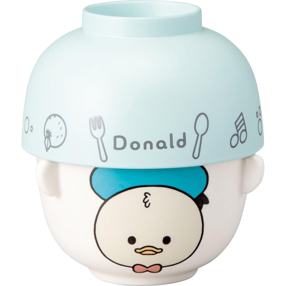 画像1: ディズニー ドナルドダック ｙｕｌｕｌｕｎ ゆるるん 汁椀 茶碗 食器セット 約径１０×６ｃｍ お茶わん 食器 雑貨 ドナルド グッズ 誕生日プレゼント 青 日本製 ｓａｎ４５４０?３ (1)
