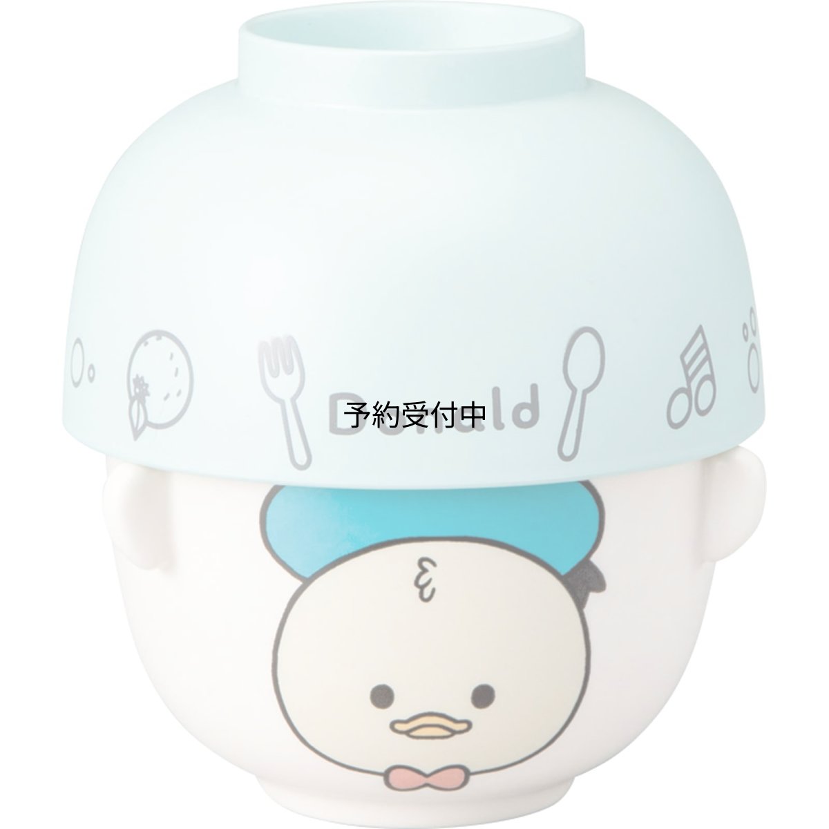 画像1: ディズニー ドナルドダック ｙｕｌｕｌｕｎ ゆるるん 汁椀 茶碗 食器セット 約径１０×６ｃｍ お茶わん 食器 雑貨 ドナルド グッズ 誕生日プレゼント 青 日本製 ｓａｎ４５４０?３ (1)