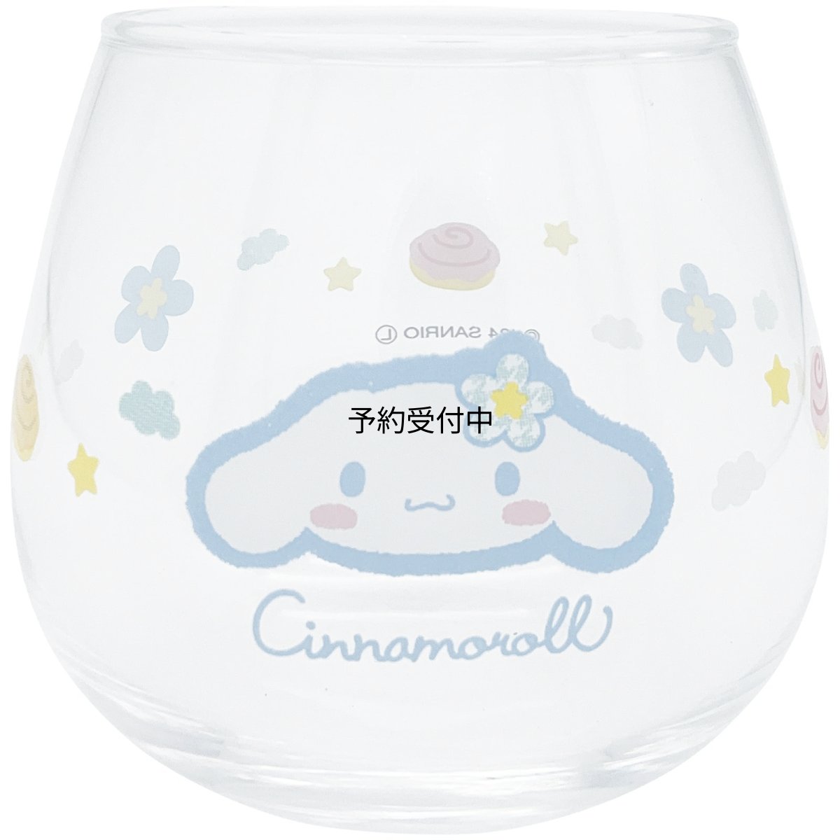 画像1: サンリオ （ｓａｎｒｉｏ） 「 カオハナ シナモロール 」 レトロ ゆらゆらタンブラー グラス 約２９０ｍｌ 約９×８ｃｍ キャラクターズ 食器 グッズ 雑貨 クリア 日本製 ｓａｎ４５４９?２ (1)