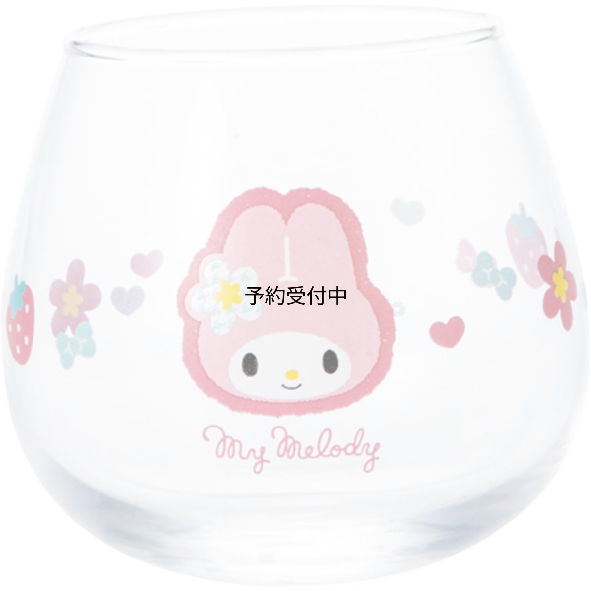 画像1: サンリオ （ｓａｎｒｉｏ） 「 カオハナ マイメロディ 」 レトロ ゆらゆらタンブラー グラス 約２９０ｍｌ 約９×８ｃｍ キャラクターズ 食器 マイメロ グッズ 雑貨 クリア 日本製 ｓａｎ４５４９?３ (1)