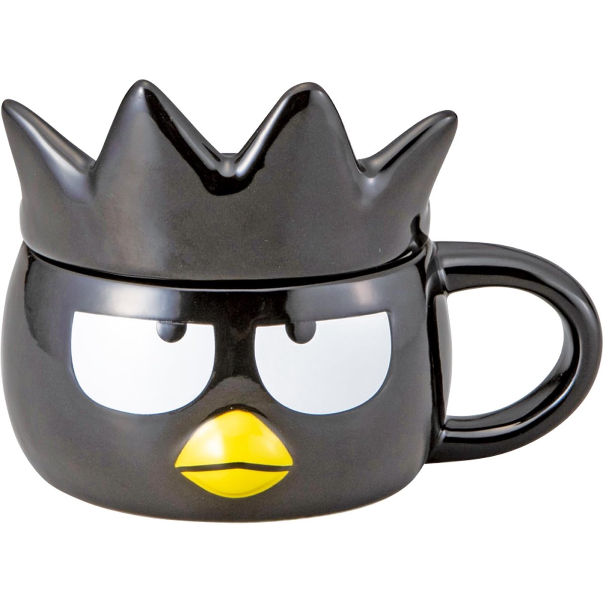 画像1: サンリオ （ｓａｎｒｉｏ） 「 バッドばつ丸 」 立体 蓋付き マグカップ 約３００ｍｌ 約１２×１２ｃｍ 食器 グッズ 雑貨 ふた付き マグ 誕生日プレゼント ｓａｎ４５５５ (1)