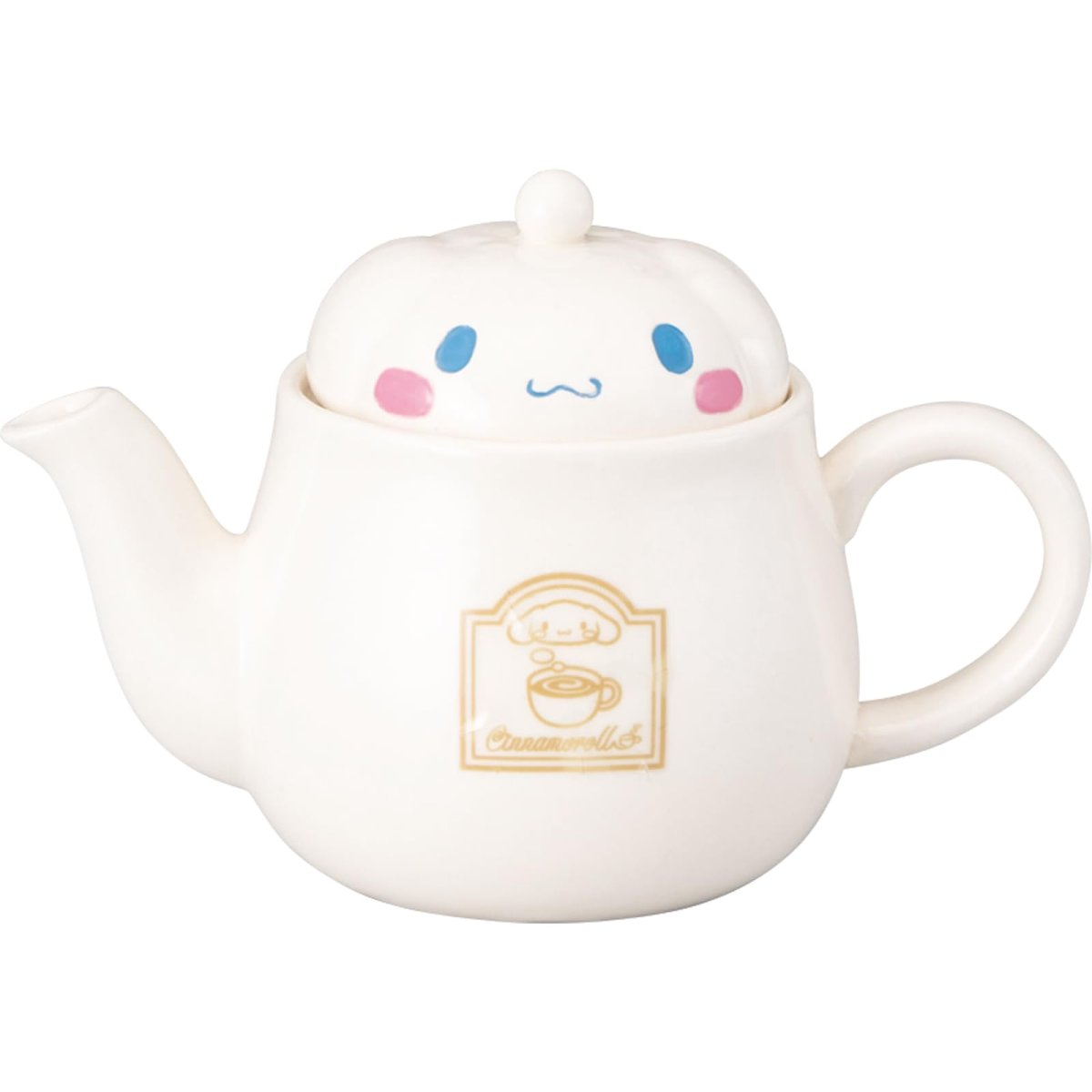 画像1: サンリオ （ｓａｎｒｉｏ） 「 シナモロール 」 ティーポット 約４３０ｍｌ 約１５×１１ｃｍ 食器 グッズ 雑貨 誕生日プレゼント ｓａｎ４５５８ (1)