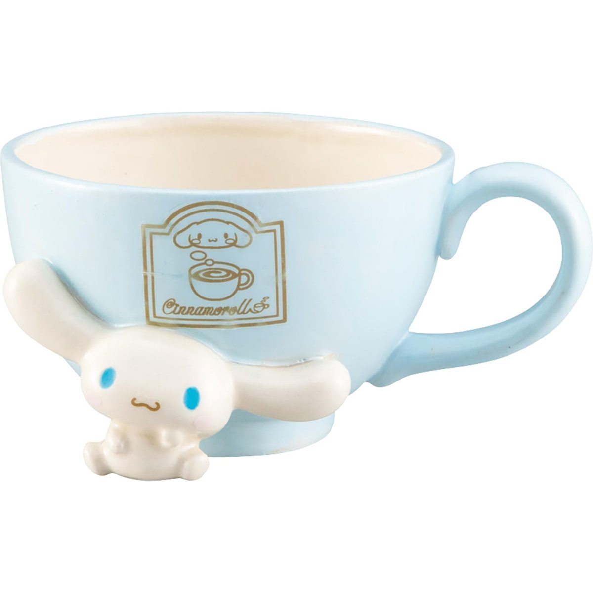 画像1: サンリオ （ｓａｎｒｉｏ） 「 シナモロール 」 ティーカップ スープマグ 約１２×７ｃｍ 食器 グッズ 雑貨 誕生日プレゼント ｓａｎ４５６０ (1)