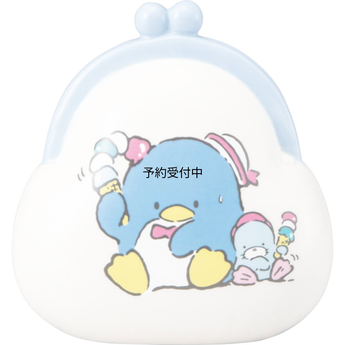 画像1: サンリオ （ｓａｎｒｉｏ） 「 タキシードサム 」 貯金箱 がまぐち お財布型 約１１×６ｃｍ キャラクターズ 文具 タキシードサム グッズ 雑貨 白 ｓａｎ４５６３?３ (1)