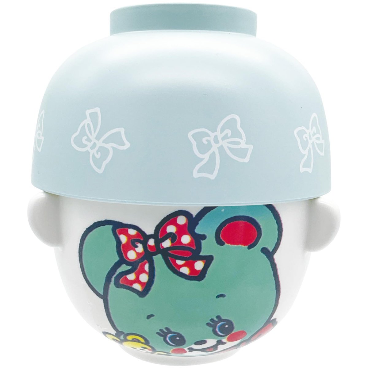 画像1: サンアート 「 ＳＷＩＭＭＥＲ 」 ハグリー ミニ 汁椀 茶碗 食器セット 約径１０×６ｃｍ お茶わん 食器 雑貨 スイマー グッズ 誕生日プレゼント 青 日本製 ＳＡＮ４５８３?１ (1)