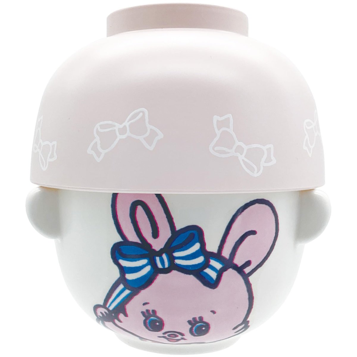 画像1: サンアート 「 ＳＷＩＭＭＥＲ 」 リバニー ミニ 汁椀 茶碗 食器セット 約径１０×６ｃｍ お茶わん 食器 雑貨 スイマー グッズ 誕生日プレゼント ピンク 日本製 ＳＡＮ４５８３?２ (1)