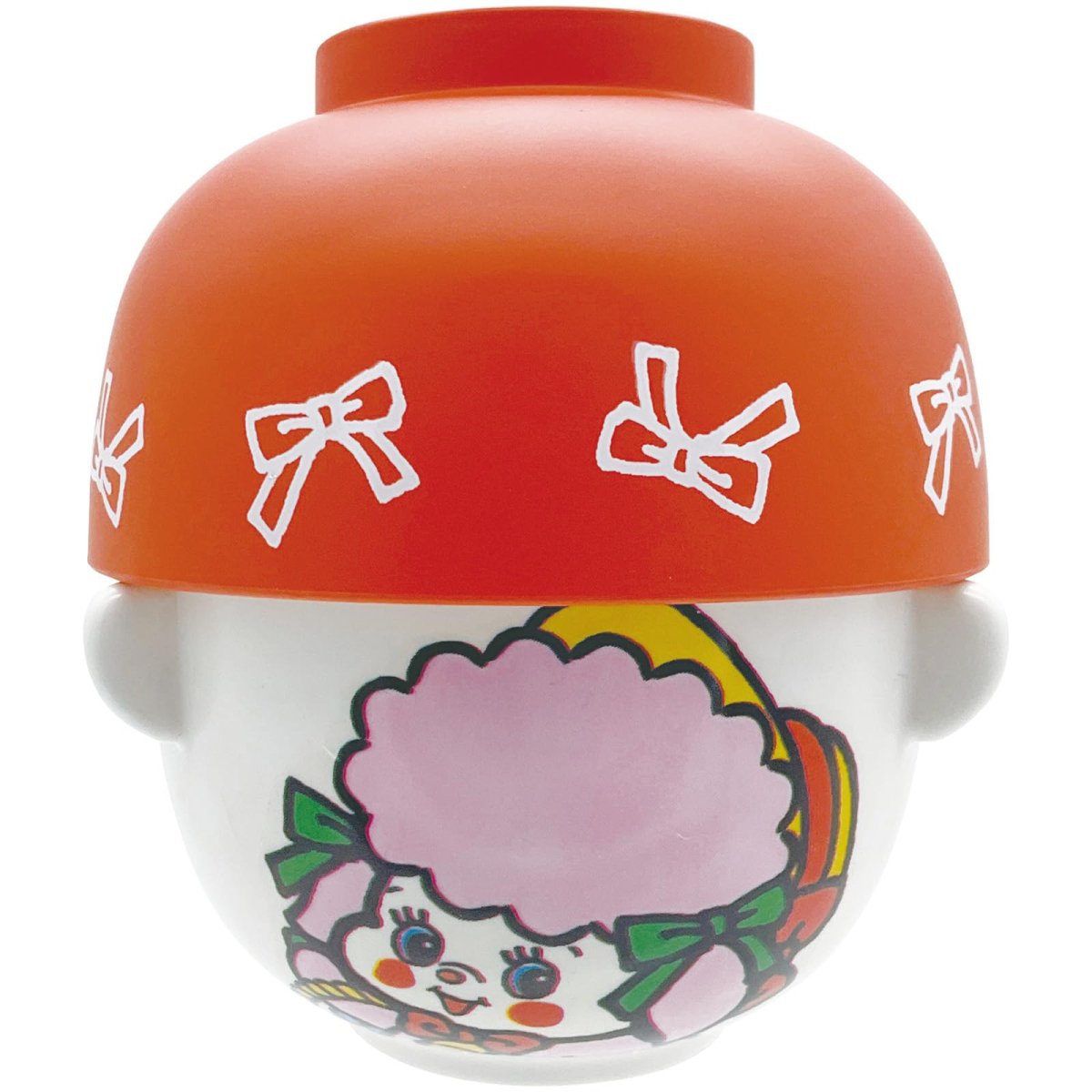 画像1: サンアート 「 ＳＷＩＭＭＥＲ 」 ラッフィー ミニ 汁椀 茶碗 食器セット 約径１０×６ｃｍ お茶わん 食器 雑貨 スイマー グッズ 誕生日プレゼント オレンジ 日本製 ＳＡＮ４５８３?４ (1)