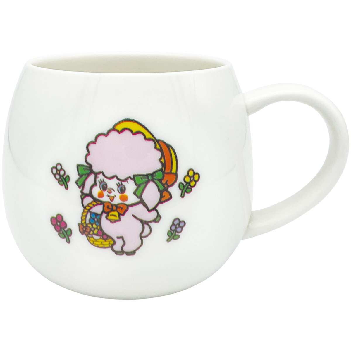 画像1: サンアート 「 ｓｗｉｍｍｅｒ 」 ラッフィー まんまる マグカップ 約１２×８ｃｍ 約３２０ｍｌ マグ 食器 雑貨 スイマー グッズ 誕生日プレゼント 白 日本製 ｓａｎ４５８５?４ (1)