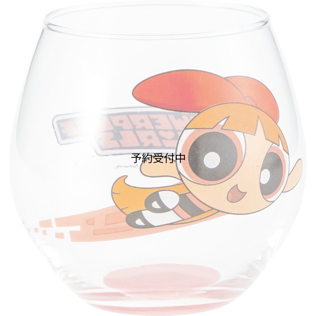 画像1: 「 パワーパフガールズ 」 まんまる ジュースグラス コップ ブロッサム 約径９×９ｃｍ ３３０ｍｌ 食器 雑貨 パワパフ グッズ 誕生日プレゼント ピンク 日本製 ＳＡＮ４６１４?１ (1)
