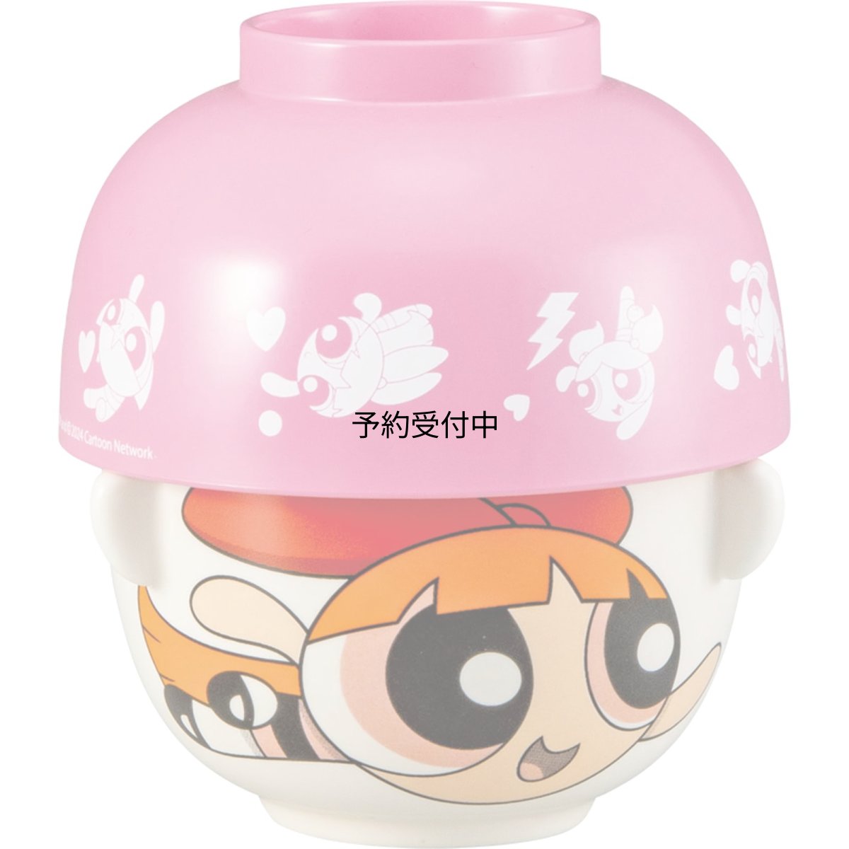 画像1: 「 パワーパフガールズ 」汁椀 茶碗 食器セット ミニ ブロッサム 約径１０×６ｃｍ お茶わん 味噌汁椀食器 雑貨 パワパフ グッズ 誕生日プレゼント ピンク ＳＡＮ４６１５?１ (1)