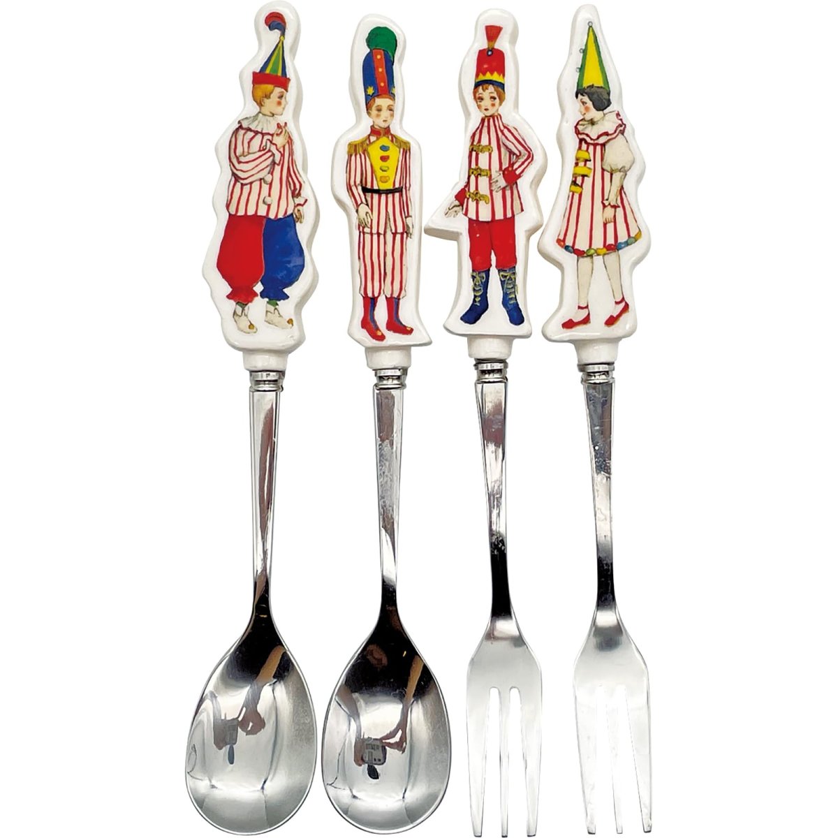 画像1: サンアート 「 ハリー・ポッター 」 カトラリー ４本 食器セット スプーン フォーク 約径１６×先幅２ｃｍ バーティー・ボッツの百味ビーンズ ハニーデューク 食器 雑貨 ハリーポッター グッズ 誕生日プレゼント ＳＡＮ４６２３ (1)