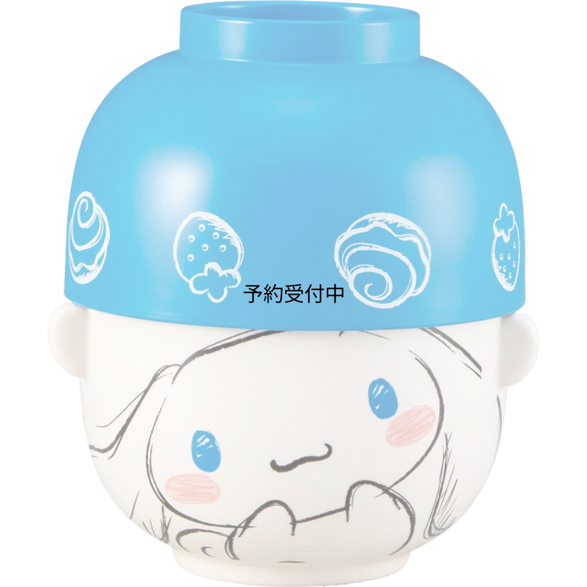 画像1: サンリオ （ＳＡＮＲＩＯ） 「 シナモロール 」 汁椀 茶碗 大 食器セット 約径１１×７ｃｍ 食器 雑貨 シナモロール グッズ 誕生日プレゼント 青 ＳＡＮ４６４２?２ (1)