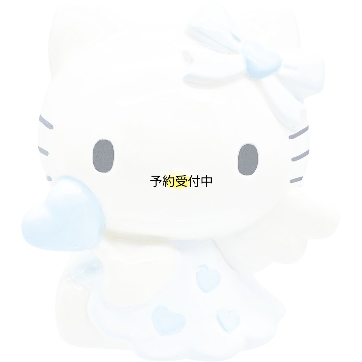 画像1: サンリオ （ＳＡＮＲＩＯ） 「 エンジェル ハローキティ 」 貯金箱 約幅９×７×１３ｃｍ 雑貨 キティ グッズ 誕生日プレゼント ブルー ＳＡＮ４６４８?１ (1)