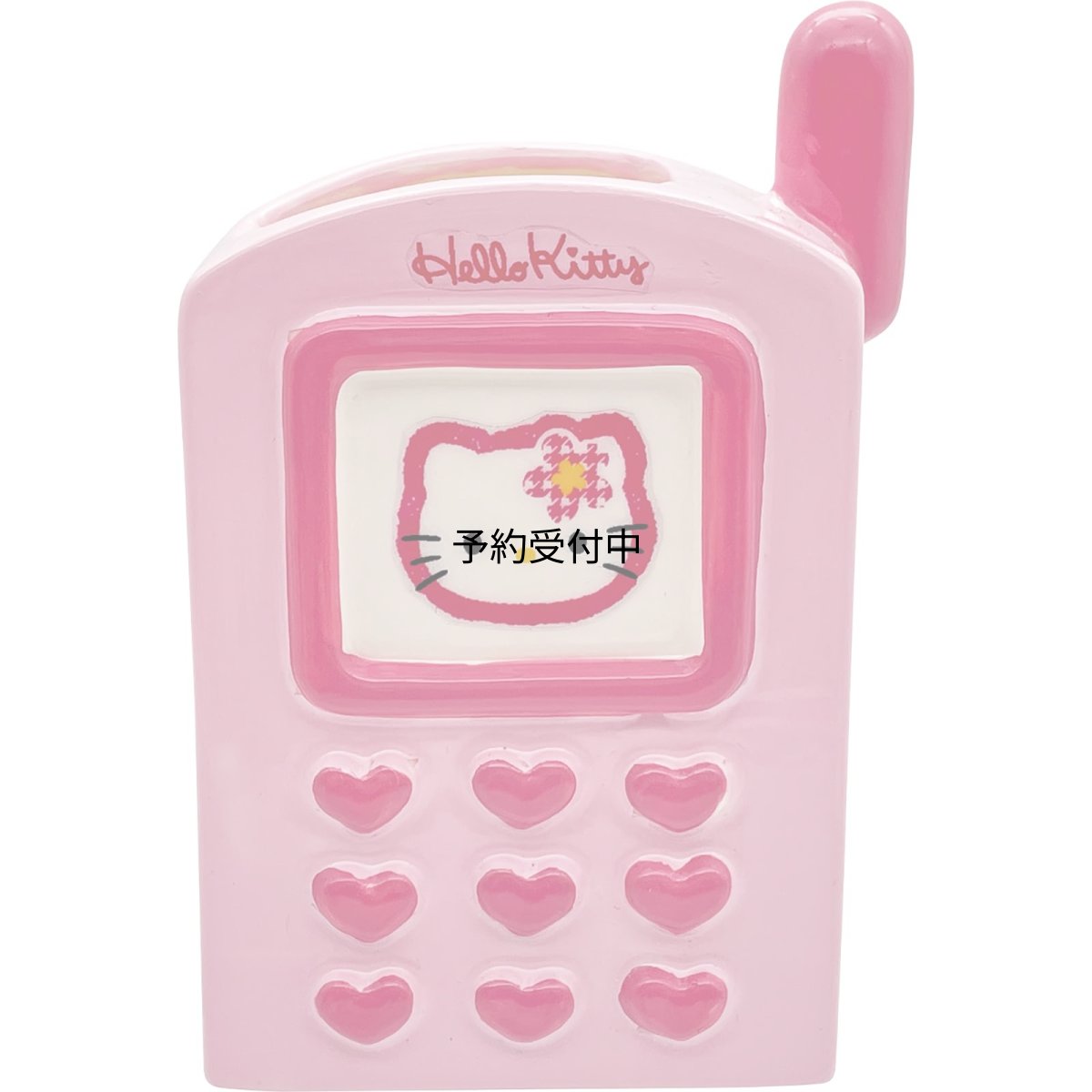 画像1: サンリオ （ＳＡＮＲＩＯ） 「 カオハナ ハローキティ 」 ガラケー型 ペン立て 約幅７×５×１１ｃｍ ペンスタンド キャラクターズ 文具 キティ グッズ 雑貨 ステーショナリー ピンク ＳＡＮ４６５４?１ (1)
