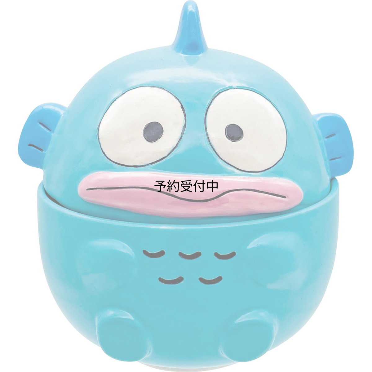 画像1: サンリオ （ＳＡＮＲＩＯ） 「 ハンギョドン 」 蓋付き どんぶり鉢 丼 約径１３×１３ｃｍ 食器 雑貨 はんぎょどん グッズ 誕生日プレゼント グリーン ＳＡＮ４６５９ (1)