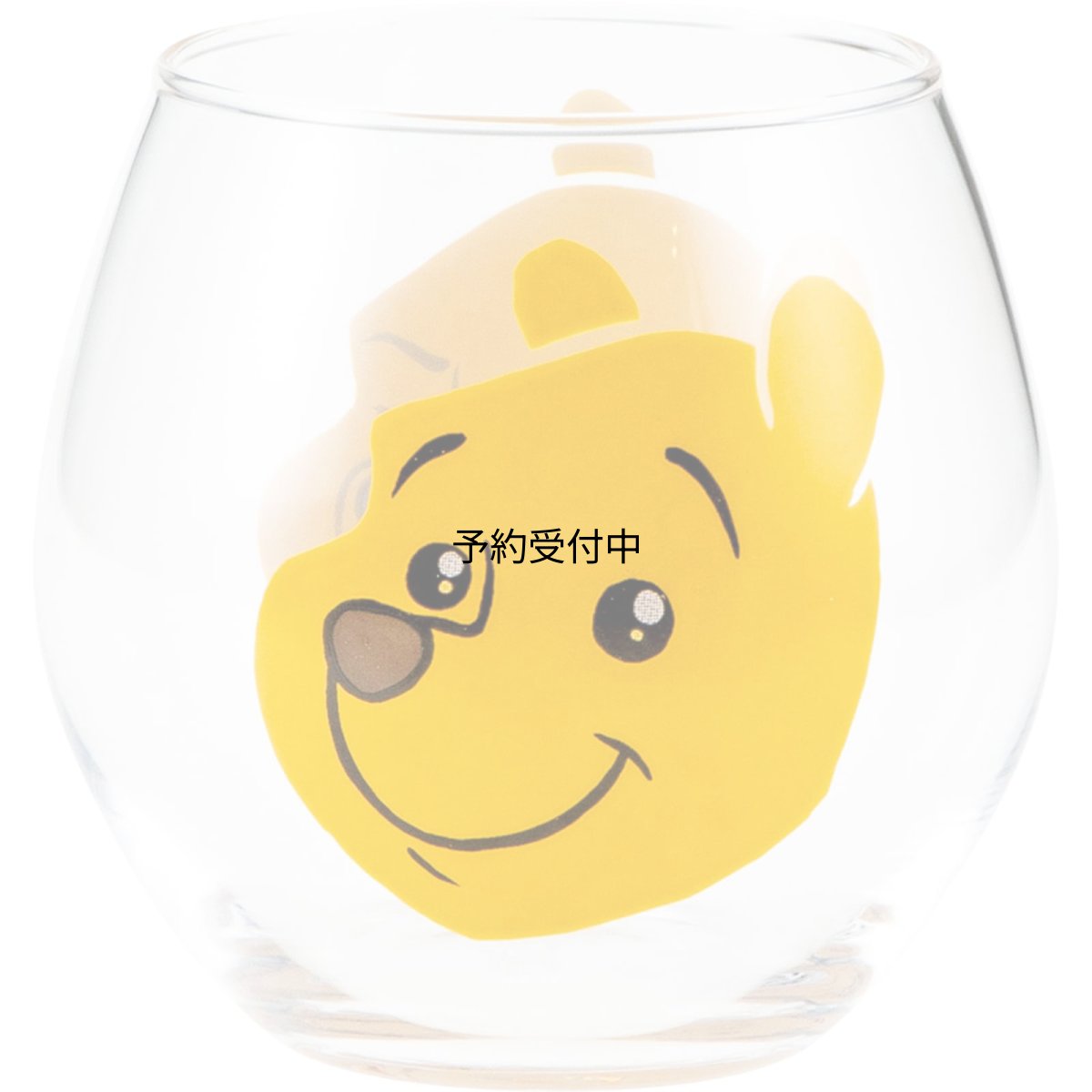 画像1: ディズニー「 くまのプーさん 」 両面フェイス ジュースグラス 大きめ 約径９×９ｃｍ ３３０ｍｌ はらぺこファニーフェイス プーさん 食器 雑貨 プーさん グッズ 誕生日プレゼント クリア 日本製 ＳＡＮ４６６４ (1)