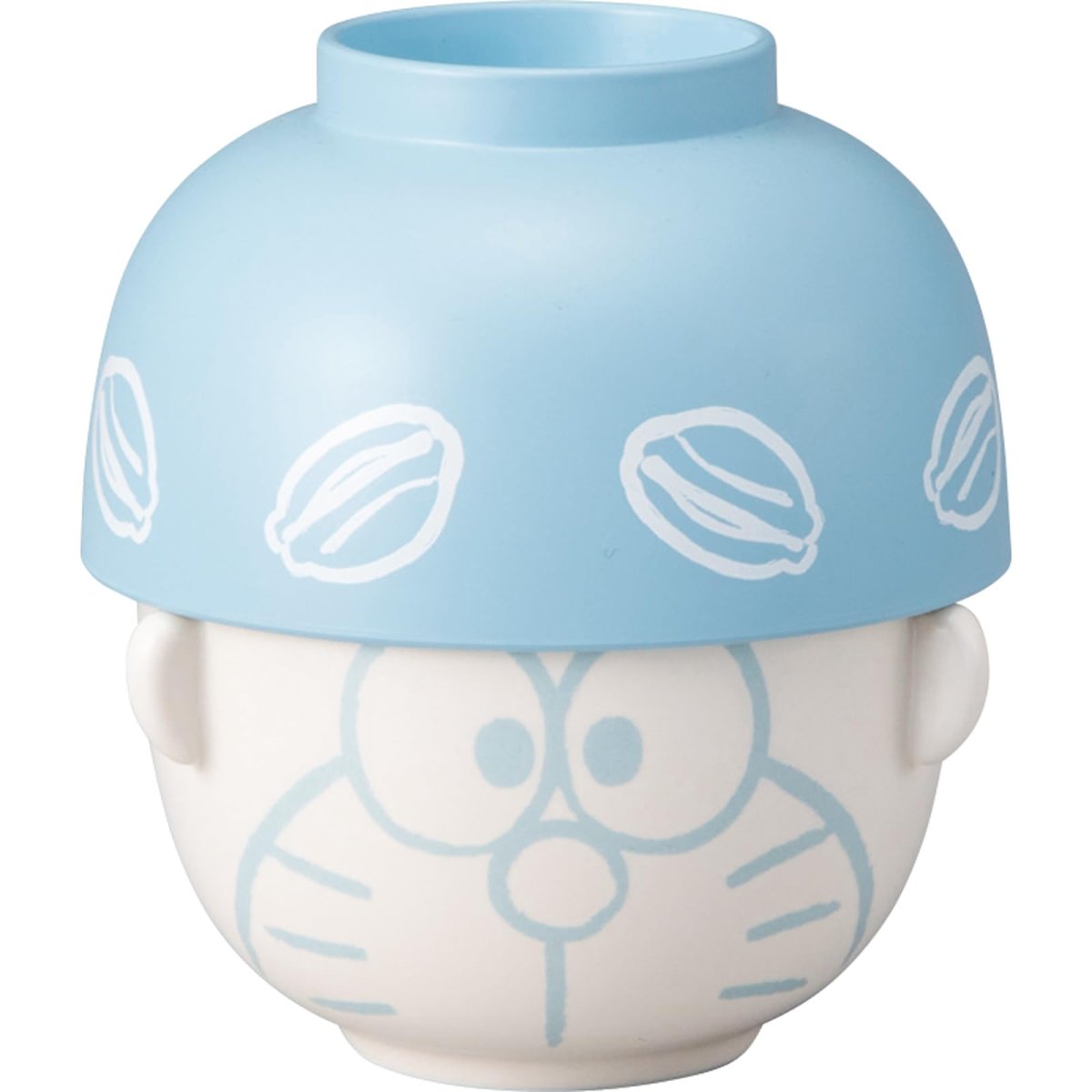 画像1: 「 ドラえもん 」 汁椀 茶碗 食器セット ミニ ドラえもん 約径１０×６ｃｍ Ｉ’ｍ Ｄｏｒａｅｍｏｎ 食器 雑貨 ドラえもん グッズ 誕生日プレゼント 白 ブルー ＳＡＮ４７５７?１ (1)