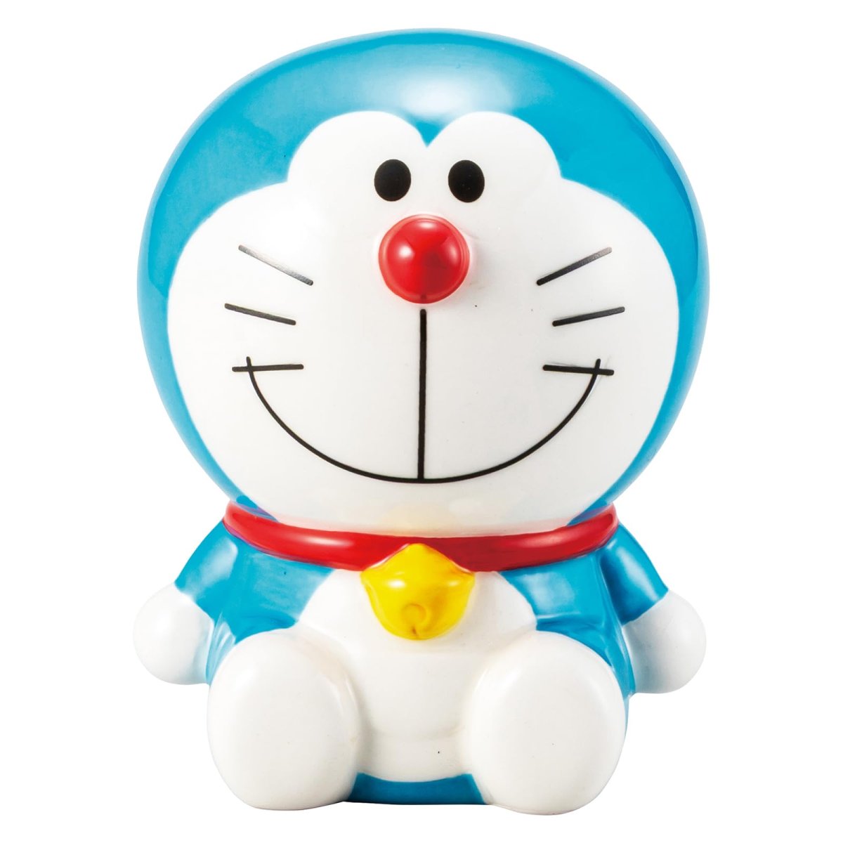 画像1: 「 ドラえもん 」 貯金箱 約１０×１０×１３ｃｍ Ｉ’ｍ Ｄｏｒａｅｍｏｎ 雑貨 ドラえもん グッズ 誕生日プレゼント ブルー ＳＡＮ４７５９ (1)
