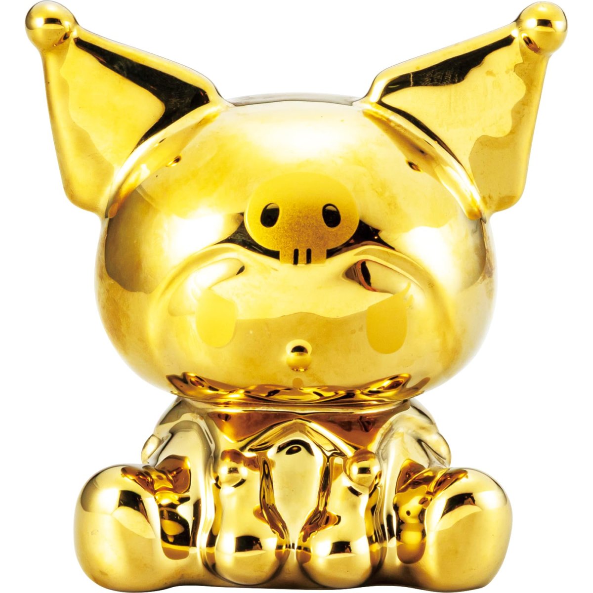 画像1: サンリオ （ＳＡＮＲＩＯ） 「 クロミ 」 貯金箱 きらきらゴールド グッズ 雑貨 金 約１３×９×１４ｃｍ ＳＡＮ４７７８?４ (1)