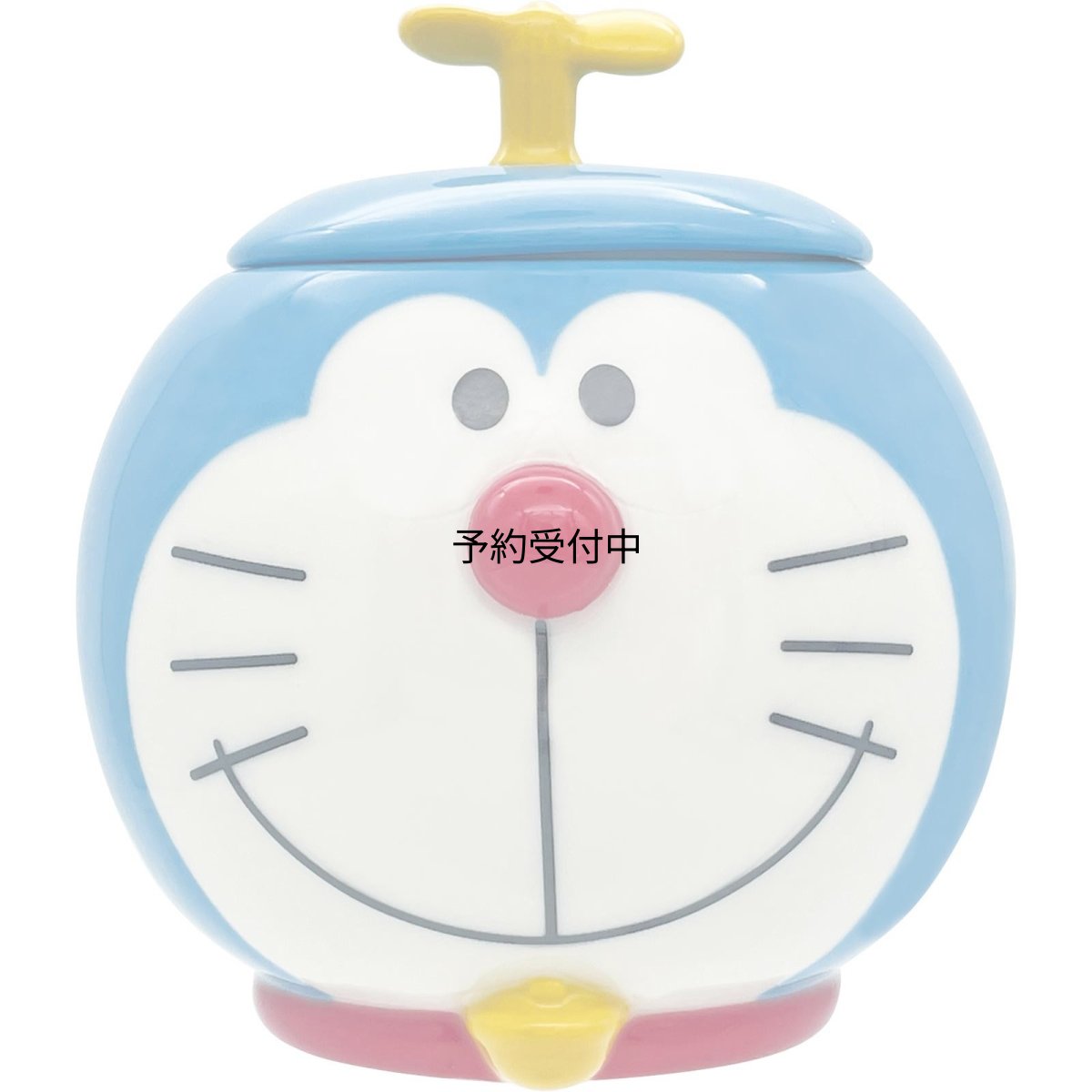 画像1: サンアート 「 ドラえもん Ｄｏｒａｅｍｏｎ 」 立体 キャンディポット キャニスター 蓋付き 保存容器 １０×１１ｃｍ ２７０ｍＬ ダイカット グッズ 雑貨 食器 誕生日プレゼント ブルー ＳＡＮ４７８３ (1)