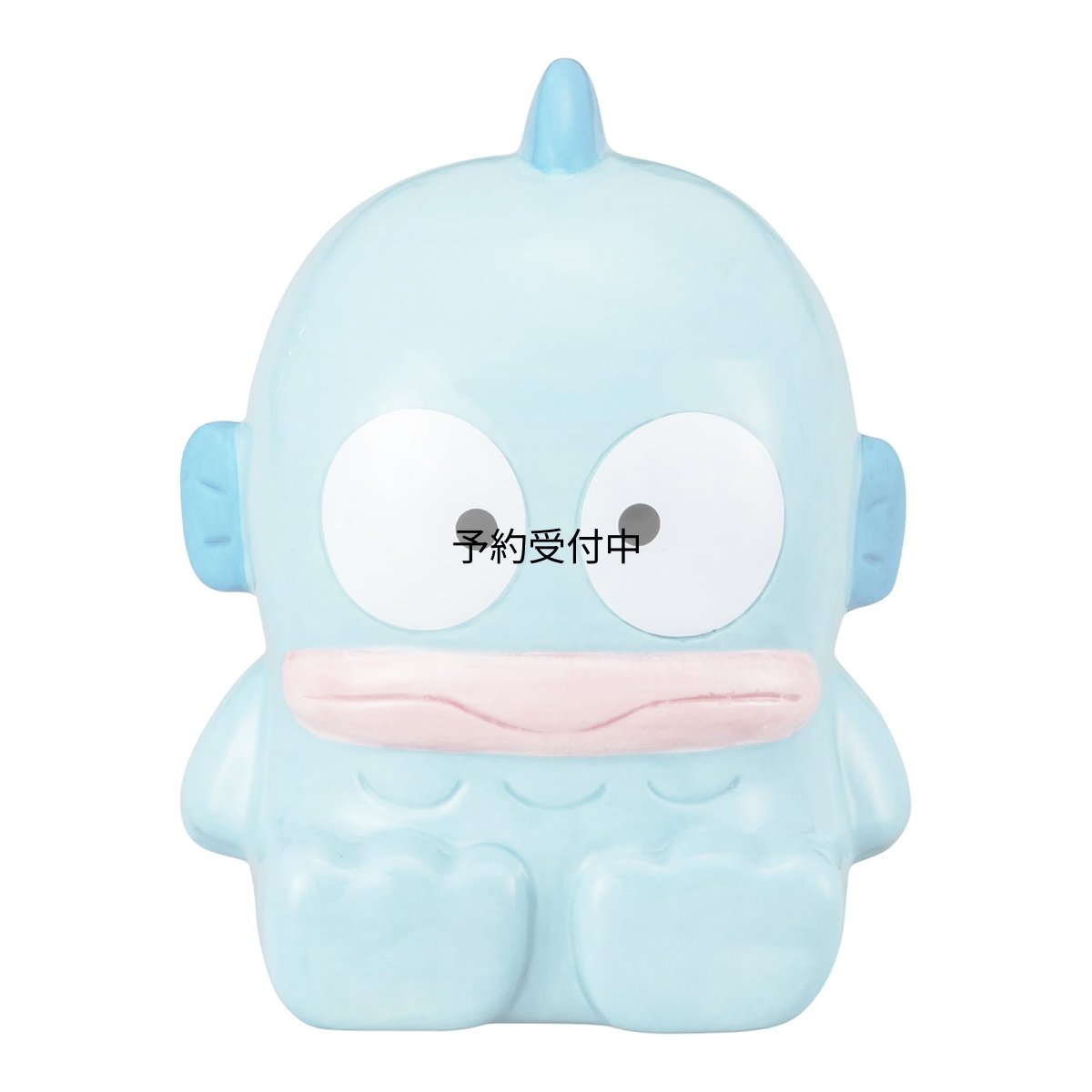 画像1: サンリオ （ＳＡＮＲＩＯ） 「 ハンギョドン 」 貯金箱 グッズ 雑貨 青 約９×９×１３ｃｍ ＳＡＮ４８０３ (1)