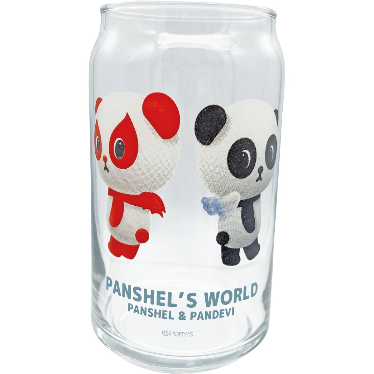 画像1: 「 ＰＡＮＳＨＥＬＳ ＷＯＲＬＤ 公式 」 パンシェル ジュースグラス 大きい 缶型グラス コップ グッズ パンシェルズワールド 雑貨 食器 クリア 約径７×１３ｃｍ ３６０ｍｌ 日本製 ＳＡＮ４８２２?１ (1)