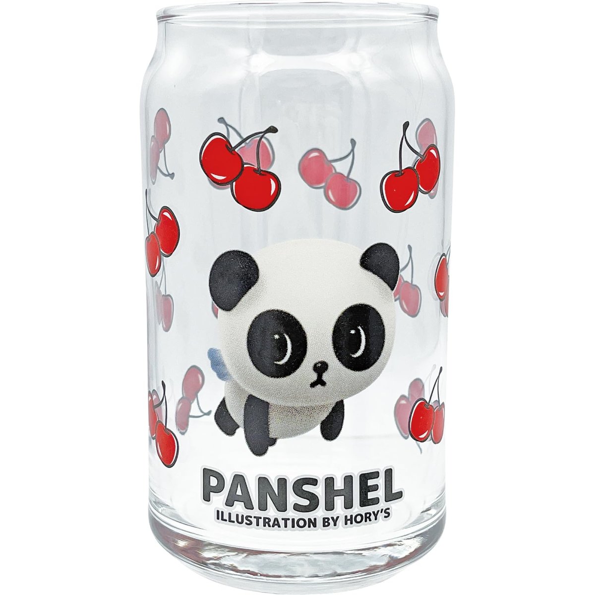 画像1: 「 ＰＡＮＳＨＥＬＳ ＷＯＲＬＤ 公式 」 パンシェル ジュースグラス 大きい 缶型グラス コップ グッズ パンシェルズワールド 雑貨 食器 クリア 約径７×１３ｃｍ ３６０ｍｌ 日本製 ＳＡＮ４８２２?４ (1)