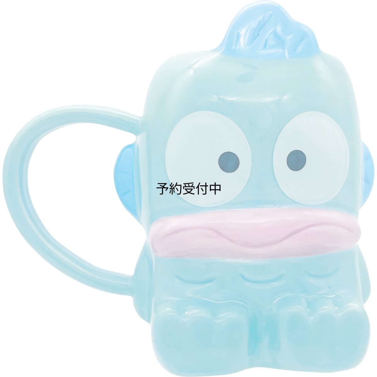 画像1: サンリオ （ＳＡＮＲＩＯ） 「 ハンギョドン 」 立体 マグカップ ダイカット グッズ 雑貨 食器 青 約１２×８×１１ｃｍ ２００ｍｌ ＳＡＮ４８３０ (1)