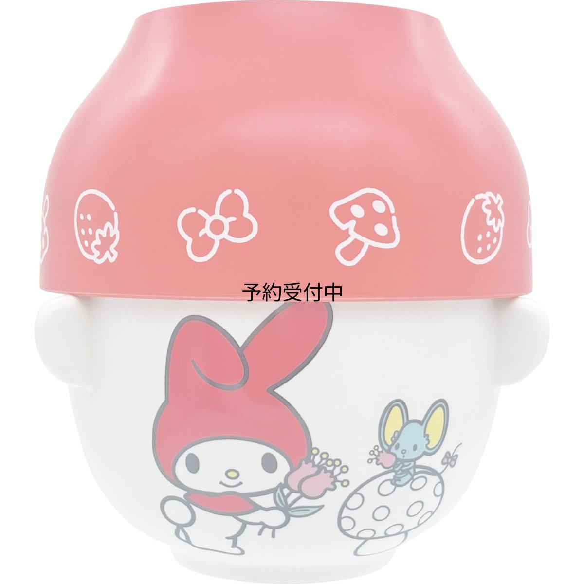 画像1: サンリオ （ＳＡＮＲＩＯ） 「 マイメロディ 」 汁椀 茶碗 食器セット 赤いきのこのおうち お椀 お茶わん マイメロ グッズ 雑貨 食器 赤 白 約１０×６ｃｍ 日本製 ＳＡＮ４７９４ (1)