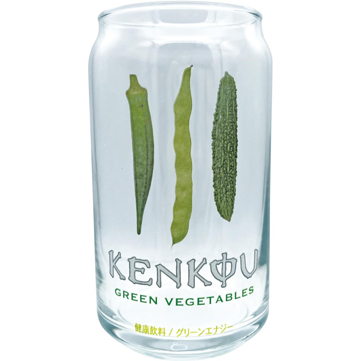 画像1: サンアート おもしろ食器 「 缶型グラス コレクション 」 ビールグラス 焼酎グラス ＫＥＮＫＯＵグリーンベジタブル 父の日プレゼント 母の日 パーティーグッズ 面白い 忘年会 雑貨 食器 クリア 約７×１３ｃｍ ３６０ｍｌ 日本製 ＳＡＮ４８８８ (1)