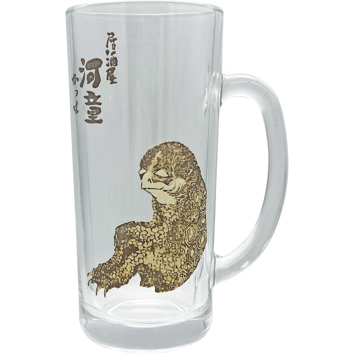 画像1: サンアート かわいい食器 「 北斎アニマルズ Ｈｏｋｕｓａｉ 」 ビールジョッキ ビアグラス 居酒屋河童 かっぱ 食器 葛飾北斎 グッズ 日本 酒器 雑貨 日本製 クリア 約１１×７×１５ｃｍ ３３０ｍｌ 日本製 ＳＡＮ４９０１ (1)