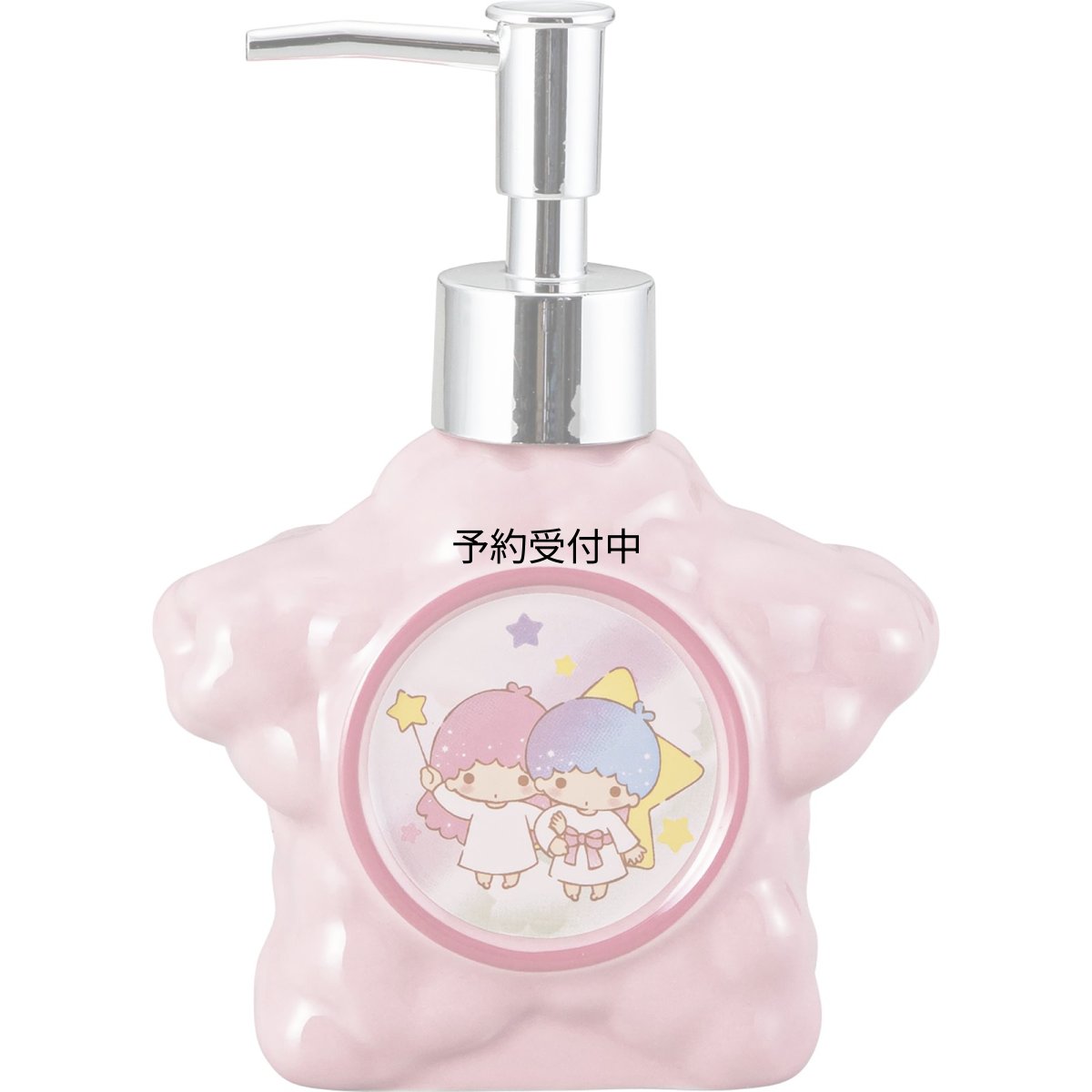 画像1: サンアート サンリオ （ＳＡＮＲＩＯ） リトルツインスターズ ソープディスペンサー シャンプーボトル １１×１６ｃｍ 雲製造機 グッズ 雑貨 誕生日プレゼント ピンク ＳＡＮ４９４６ (1)
