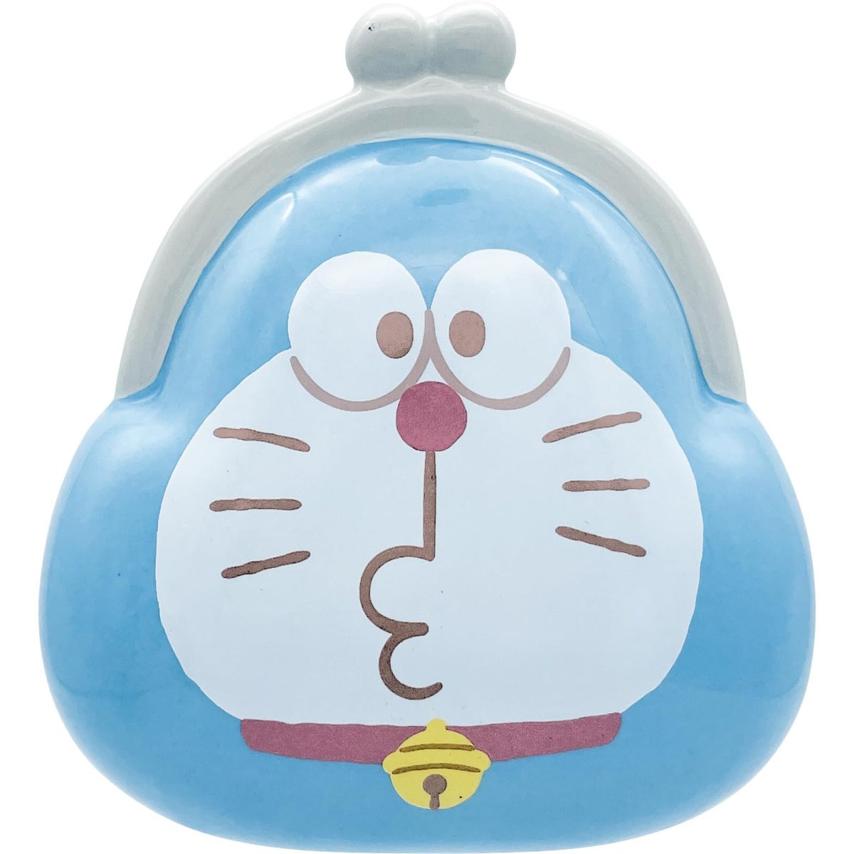 画像1: サンアート 「 ドラえもん Ｄｏｒａｅｍｏｎ 」 貯金箱 １０×１１ｃｍ がま口 グッズ 雑貨 食器 誕生日プレゼント ブルー ＳＡＮ４９６０ (1)