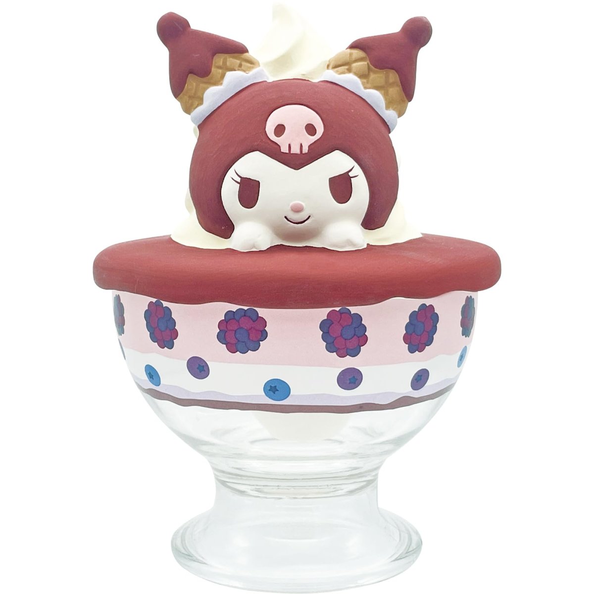画像1: サンアート サンリオ （ＳＡＮＲＩＯ） クロミ 電気を使わない 加湿器 気化式 １１×１５ｃｍ パフェになっちゃった グッズ 雑貨 誕生日プレゼント クリア ＳＡＮ４９８３?２ (1)